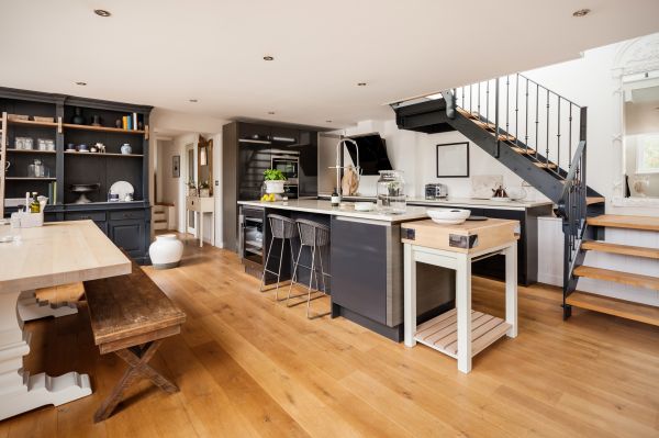 Wood Plank Floor Installation